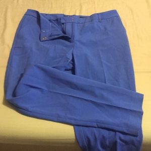 Nice vivid blue ankle pant size 12